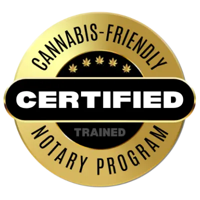 Certified Cannabis Friendly Notary