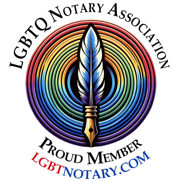 LGBTQ Notary Association Membership Badge